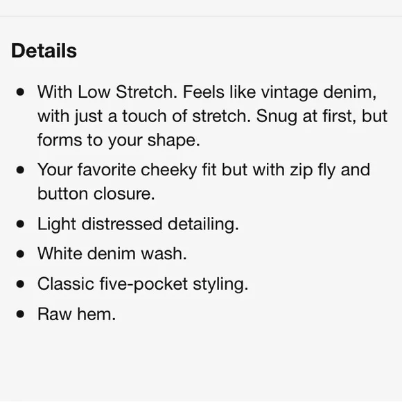 (HP)GAP Sky High Rise Cheeky Straight Jeans with Washwell - Picture 5 of 10